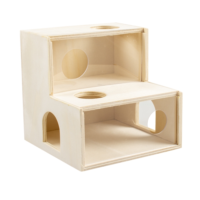 Duvoplus Kletterhaus aus Holz/Plexiglas – Bild 3