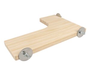 Duvoplus L-Plattform aus Holz