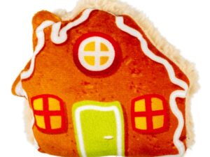 Duvoplus Xmas Fluffy Lebkuchenhaus mit Catnip