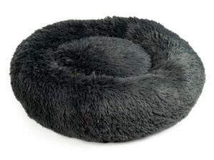 Duvoplus Donutbett Snug - dunkelgrau - L - 80x80x17cm