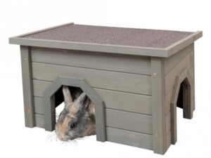 Trixie Natura Kleintierhaus - grau-grün, 50 × 30 × 37 cm
