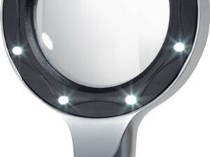 Leselupe m.Beleuchtung 2,5-fach Linsen-Ø 70mm m.8 LEDs PROMAT