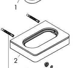 Zahnputzbecher AXOR UNIVERSAL Wandmontage chrom