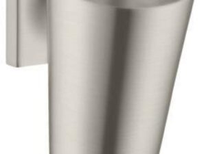 Zahnputzbecher AXOR STARCK ORGANIC Wandmontage stainless steel optic