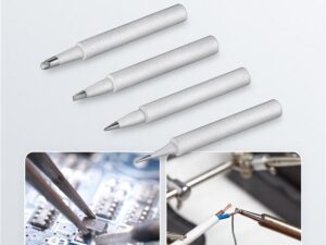 Ersatzlötspitzenset für Lötstation EP5 oder Lötkolben, 4 verschiedene Spitzen- VPE: 1