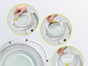LED-Stand-Lupenleuchte, 6 W, weiß- VPE: 1