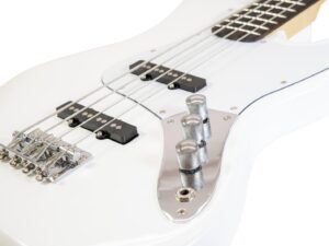 DIMAVERY JB-302 E-Bass, weiß