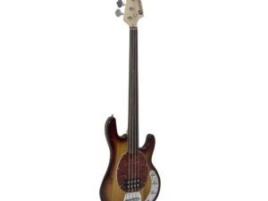 DIMAVERY MM-501 E-Bass, fretless, tobacco