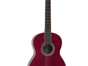 DIMAVERY AC-303 Klassikgitarre, rot