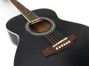 DIMAVERY AW-303 Westerngitarre schwarz