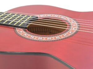 DIMAVERY AC-303 Klassikgitarre 1/2, rot