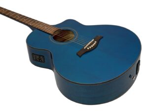 DIMAVERY STW-50 Westerngitarre, blau