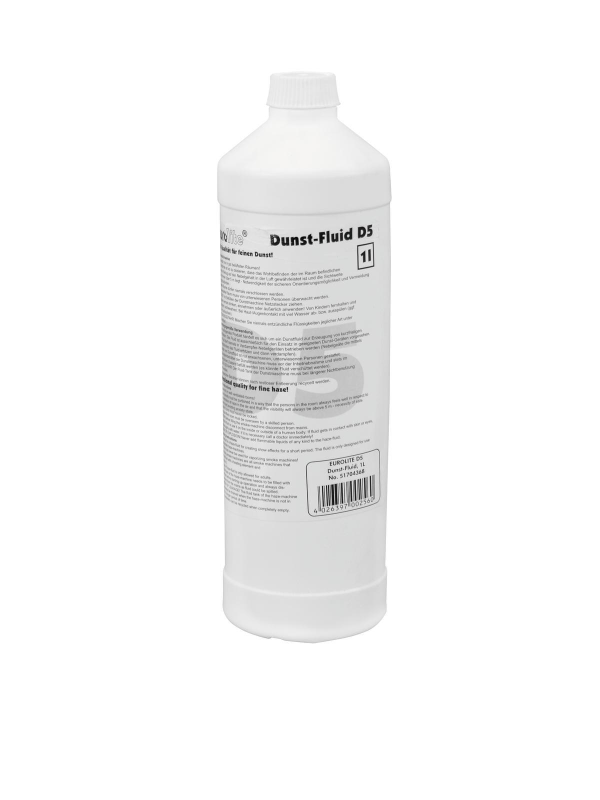 EUROLITE D-5 Dunst-Fluid 1 Liter für Hazer