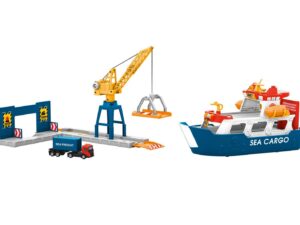 H0 my world - Frachtschiff u. Hafenkran