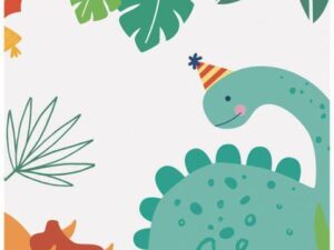 8 Papiertüten Dino-Mite Papier