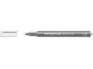 STAEDTLER Marker white brush weiß