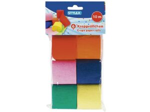 Krepp-Papier 6 Rollen 6er Pack