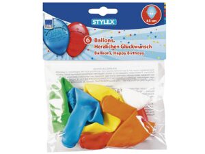 Luftballon Herz.Glückwunsch 6er Beutel