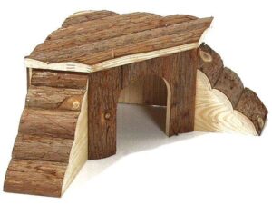 Karlie Naturholzhaus mit 2 Leitern - Groß