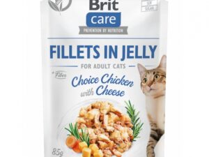 Brit Care Cat PB Fillets in Jelly - Huhn & Käse 85g