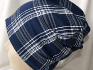 Übergangsbeanie "Karo" Gr. 50/52