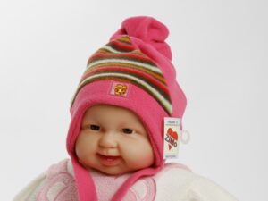 Wintermütze "Emely" rosa/bunt Gr. 50/52