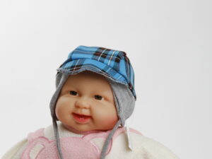 Babyhut Jungencap "Lorenz" Übergang Gr. 50/52