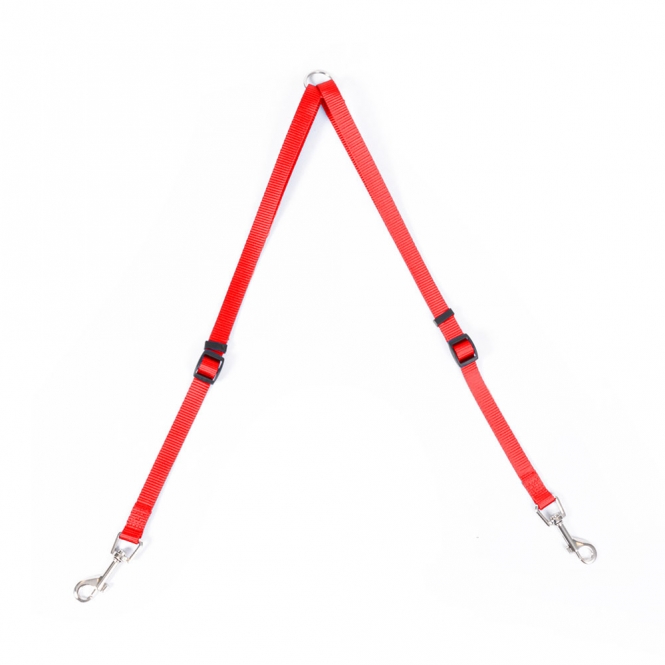 Duvoplus Nylon-Kupplungsstück für Hundeleine - Rot – Bild 3