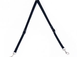 Duvoplus Nylon-Kupplungsstück für Hundeleine - Schwarz