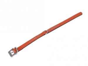Karlie Vintage Strass Halsband - Mandarine - 1-reihig, 24cm/10mm