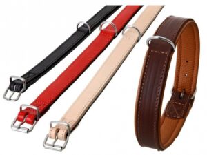 Karlie Rondo Halsband unterlegt - Schwarz - 18mm/42cm