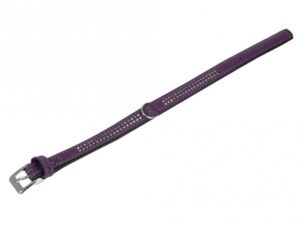 Karlie Vintage Strass-Halsband - Violett - 3-reihig, 55cm/30mm