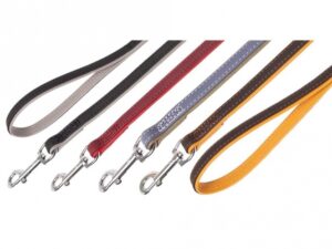 Karlie Vintage Trend Leine - Schwarzbraun/Grau - 100cm / 18mm