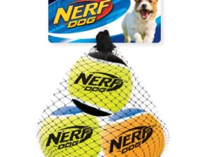 NERF DOG Tennisball mit Quietscher - M / 3er Set