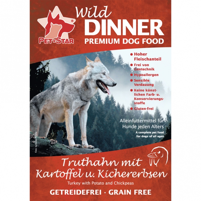 Wild Dinner Truthahn - Getreidefrei - 3 kg – Bild 3