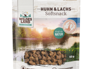 Wildes Land Cat Softsnack Huhn & Lachs 50g