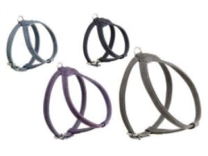 Karlie Buffalo Denim Geschirr - Lavendel - 16 mm / 50-57 cm