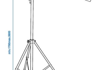 OMNITRONIC Overheadmikrofonstativ sw