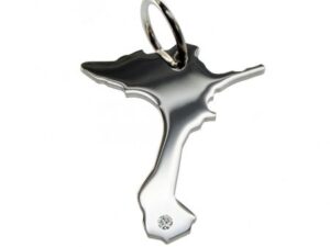 Formentera Anhänger mit Brillant 0,015ct am Wunschort 925 Silber