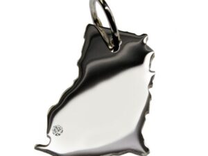 Ghana Anhänger mit Brillant 0,015ct am Wunschort 925 Silber
