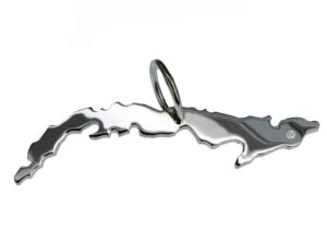Kuba Anhänger mit Brillant 0,015ct am Wunschort 925 Silber