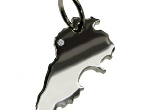 Libanon Anhänger mit Brillant 0,015ct am Wunschort 925 Silber