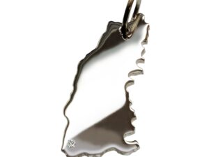 Schwarzwald Anhänger mit Brillant 0,015ct am Wunschort 925 Silber