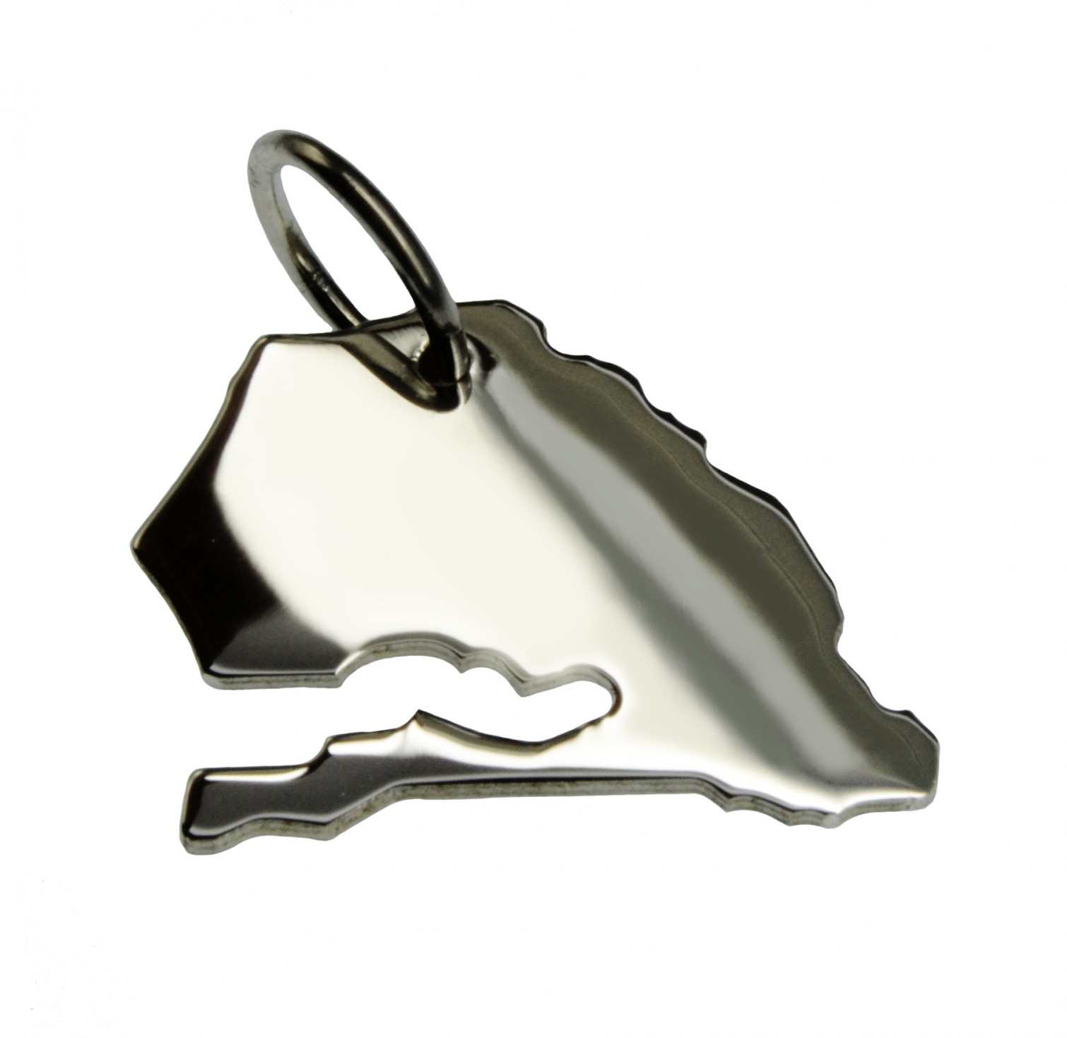 Senegal Anhänger in massiv 925 Silber