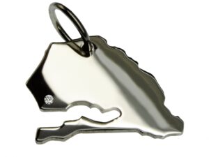 Senegal Anhänger mit Brillant 0,015ct am Wunschort 925 Silber