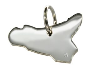 Sizilien Anhänger mit Brillant 0,015ct am Wunschort 925 Silber