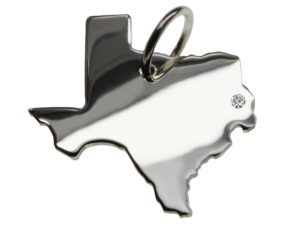 Texas Anhänger mit Brillant 0,015ct am Wunschort 925 Silber